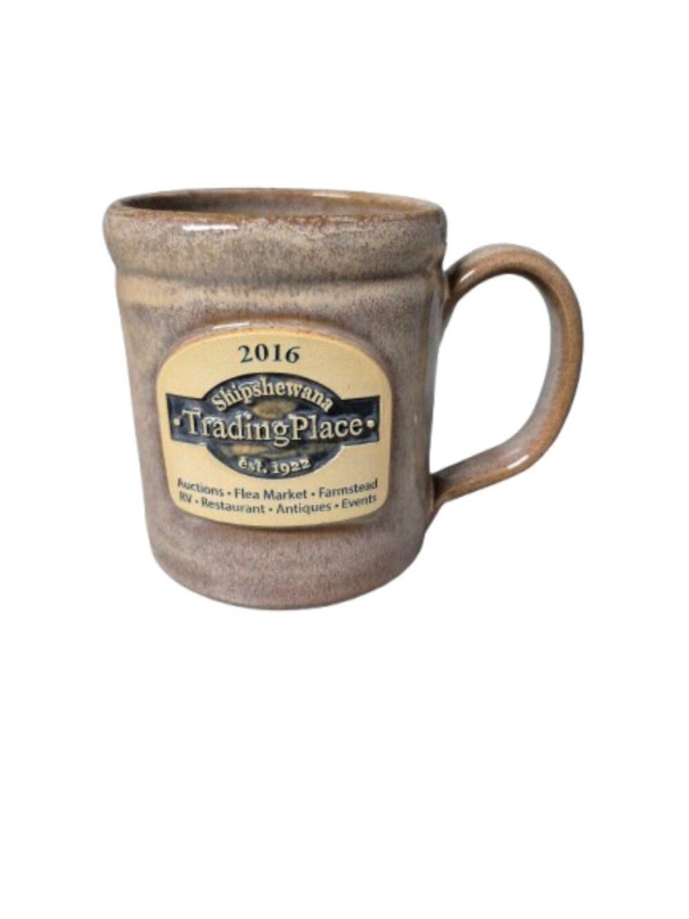 2016 Deneen Pottery Hand Thrown Coffee Tea Mug Shipshewana Flea Market Indiana